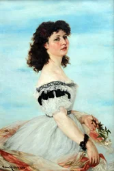 Retrato de Berta von Radowitz como uma menina